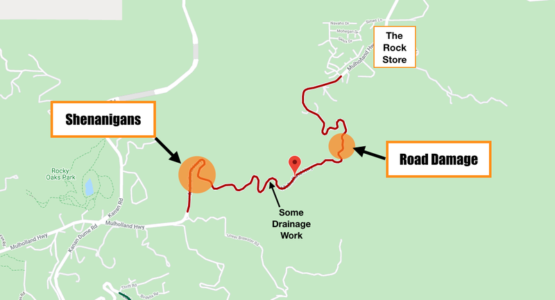 Illustration for article titled Over A Year Later, There's Still No Money To Fix One Of LA's Most Popular Driving Roads